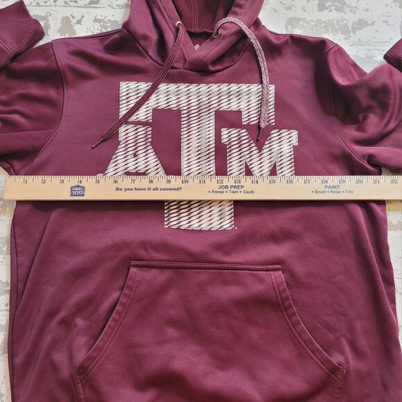 2312 Adidas Texas A&M Hooded Sweatshirt Men's Size Medium - Picture 4 of 5